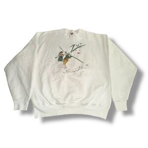 Women’s Fruit Of The Loom Schiaparelli Zut Perfume Crewneck Sweatshirt